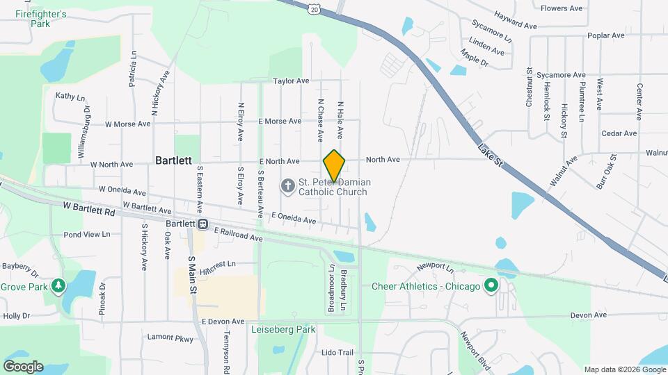 128 S Hale Ave Map and Location Details