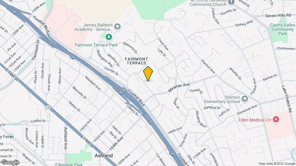 16256 Saratoga St Map and Location Details