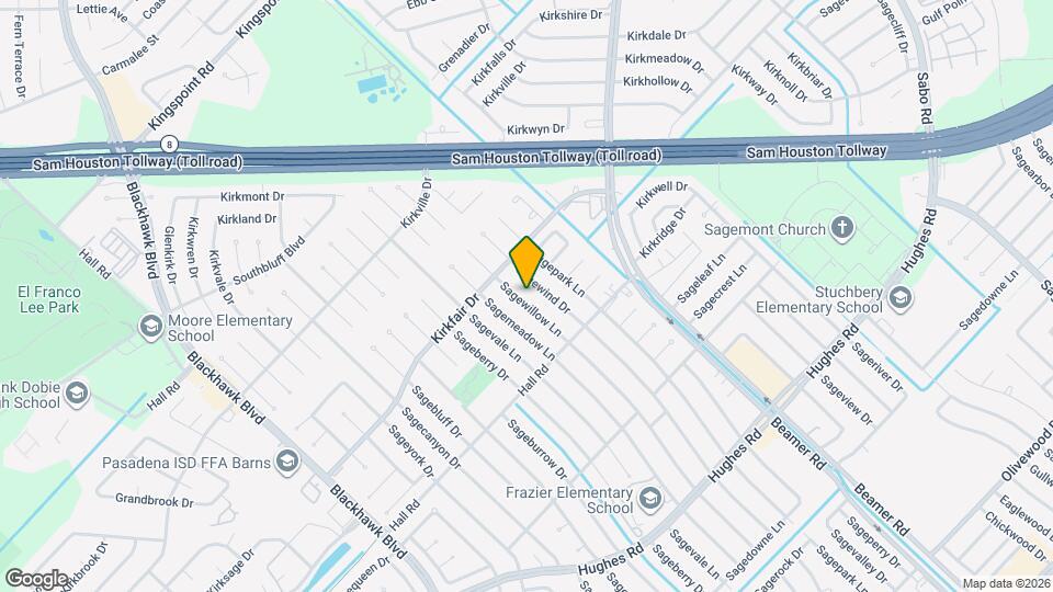 10627 Sagewillow Ln Map and Location Details