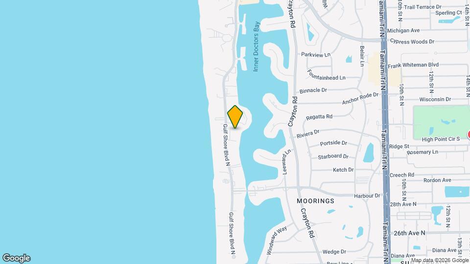3300 Gulf Shore Naples Map and Location Details