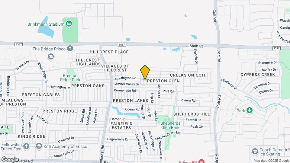8401 Greenfield Dr Map and Location Details