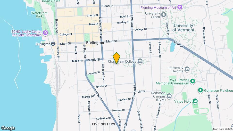 250 S Union St, Unit 1 Map and Location Details