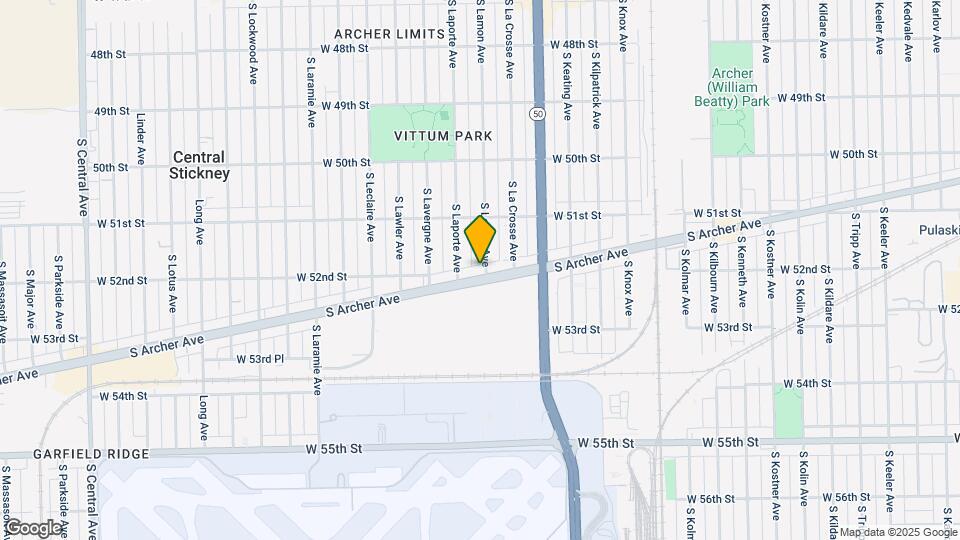 5470 S Archer Ave Map and Location Details