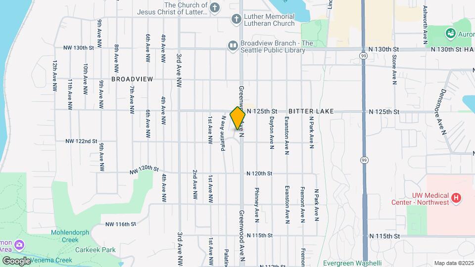 12211 Greenwood Ave N Mapa y Detalles de la Ubicación