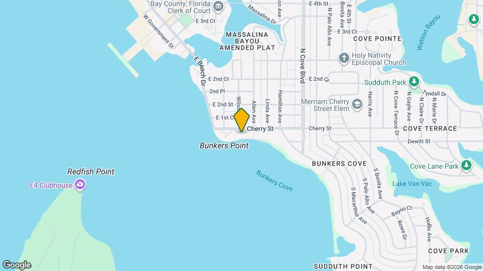 300 Cherry St Map and Location Details