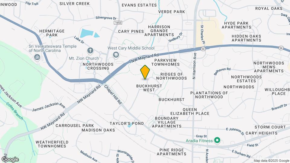 107 Buckhurst Dr Mapa y Detalles de la Ubicación