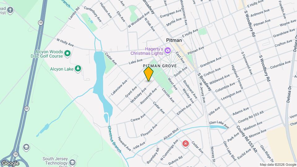 322 McKinley Ave Map and Location Details