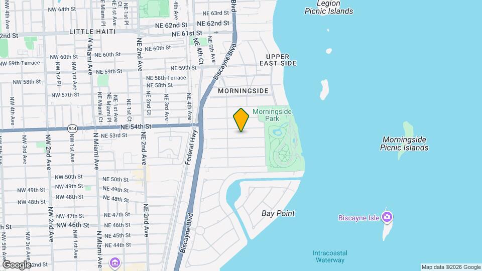 555 NE 52nd Terrace Map and Location Details