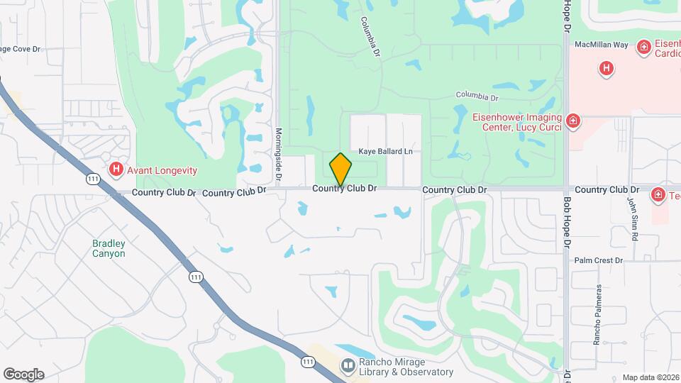 71279 Country Club Dr Map and Location Details