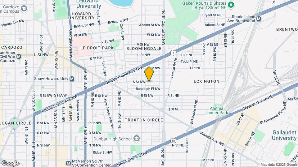 60 S St NW Map and Location Details