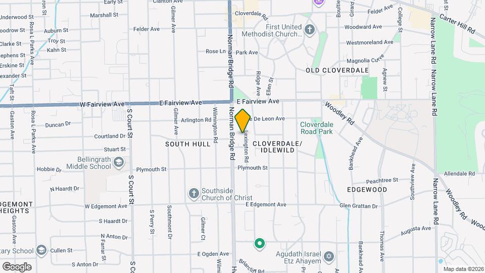 3154 Lexington Rd Map and Location Details