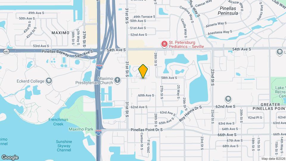 2960 58th Ave S Map and Location Details