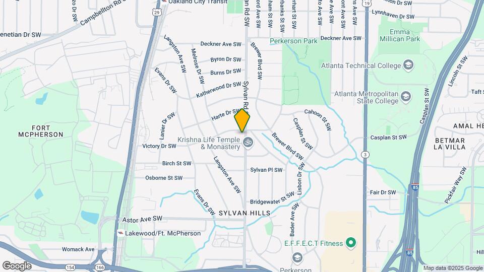 1739 Sylvan Rd SW Map and Location Details