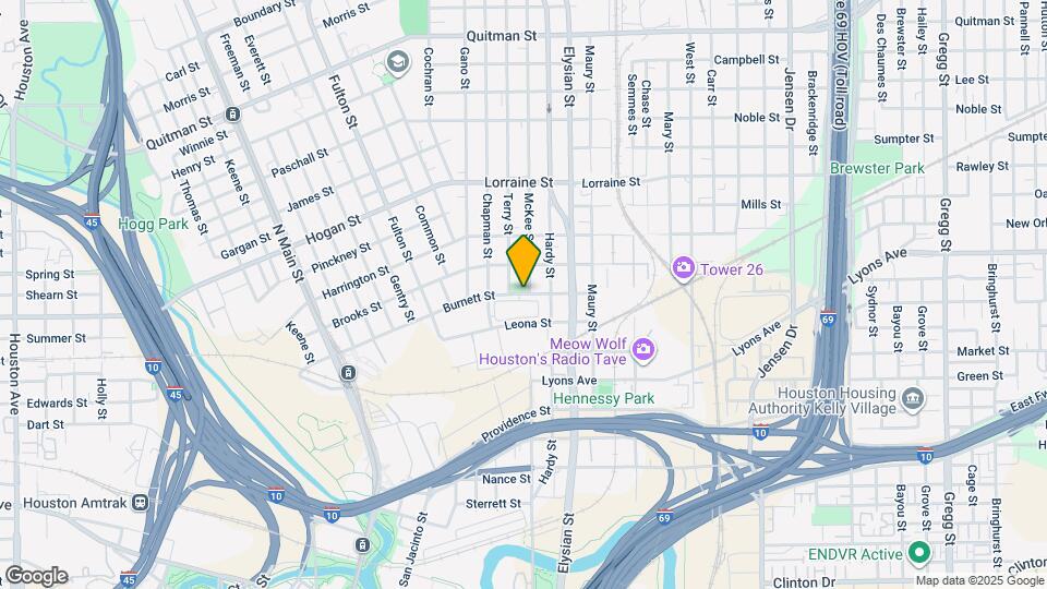 1550 Burnett St Map and Location Details