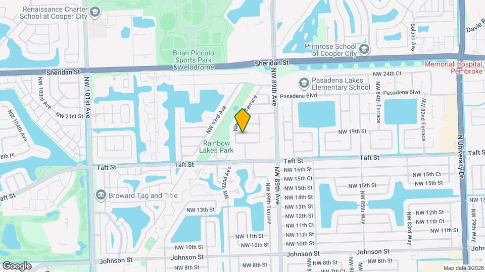 9100 NW 19th St Map and Location Details