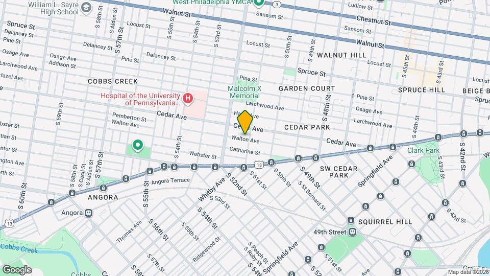 5109 Walton Ave Map and Location Details