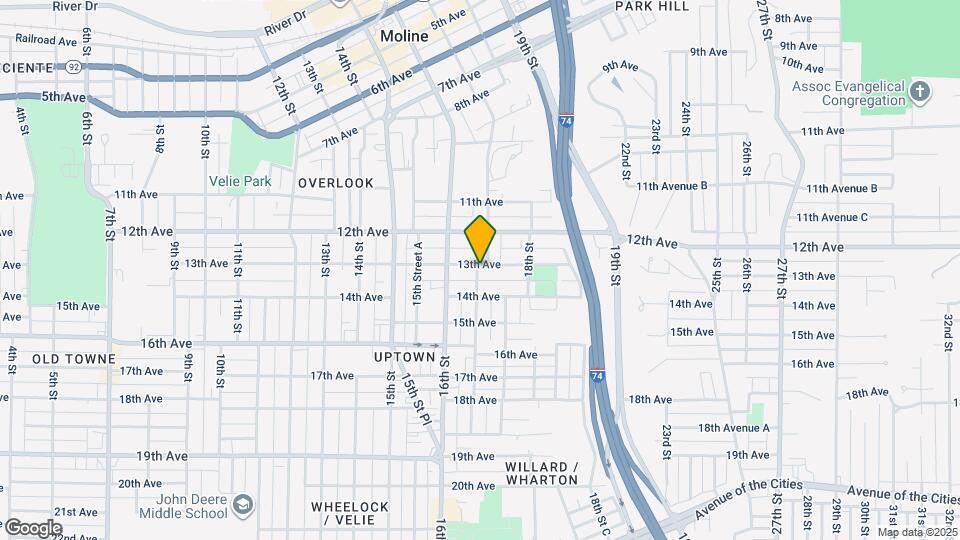 1702 13th Ave Map and Location Details