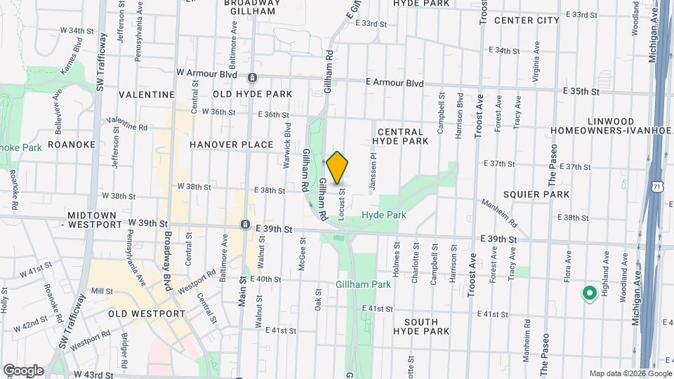 3734 Locust St, Unit 30 Map and Location Details