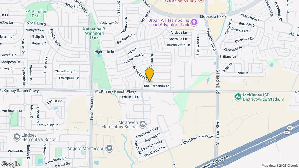 4428 San Fernando Ln Map and Location Details