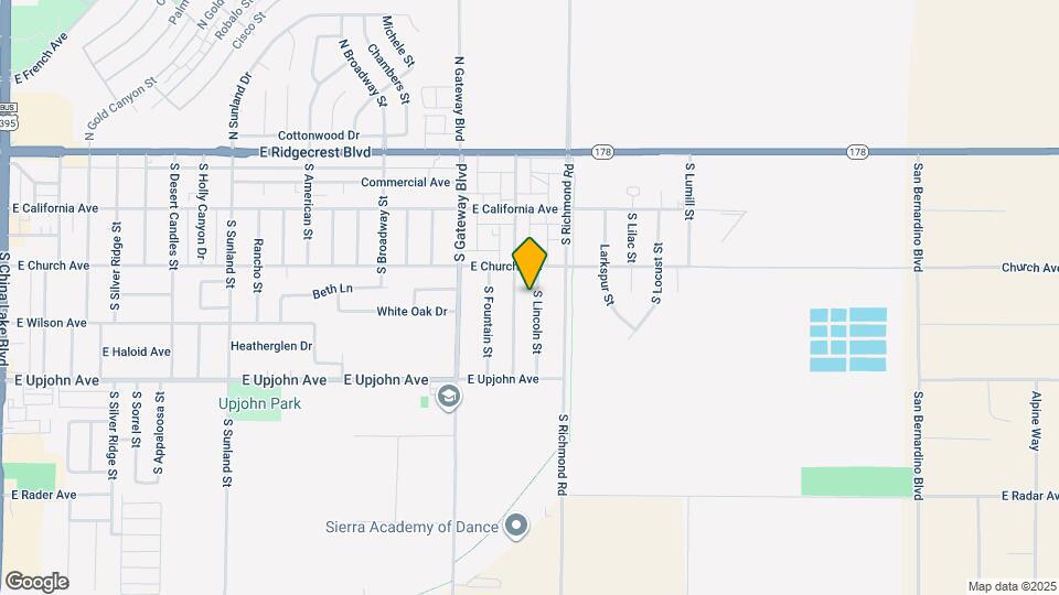 321 S Lincoln St Map and Location Details