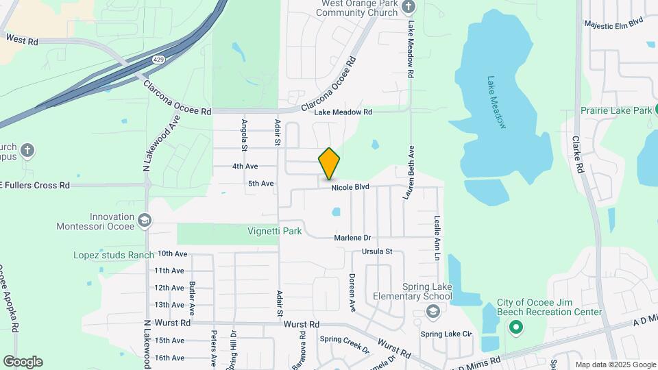 602 Nicole Blvd Map and Location Details