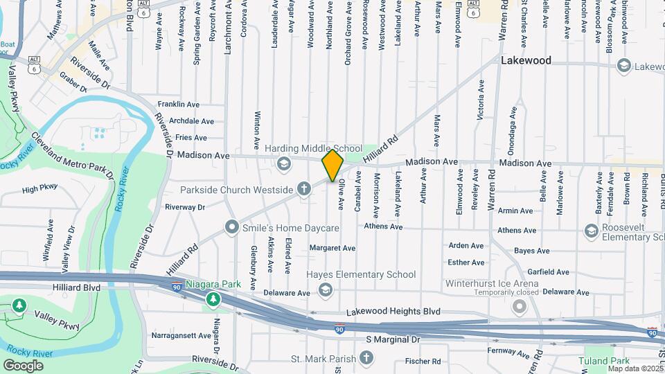2095 Northland Ave Map and Location Details