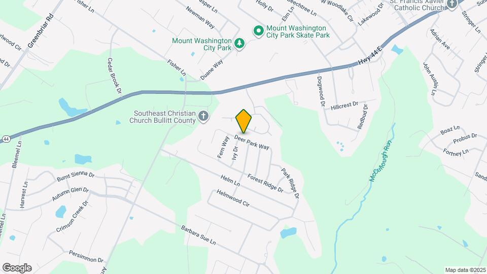 398 Deer Park Way Map and Location Details