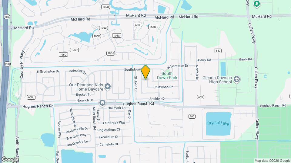 1034 Canterbury Dr Map and Location Details