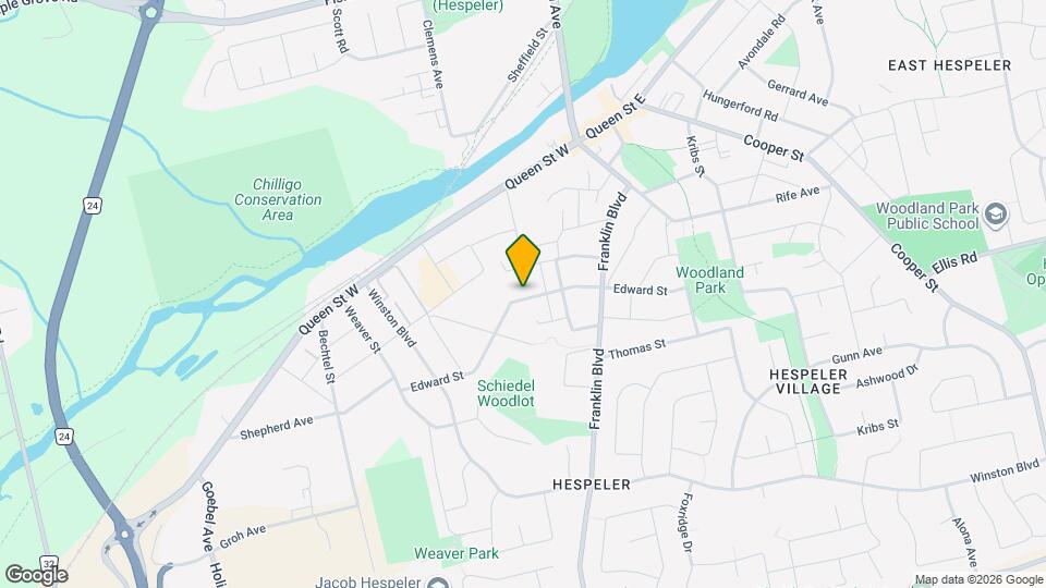 129 Edward St Map and Location Details