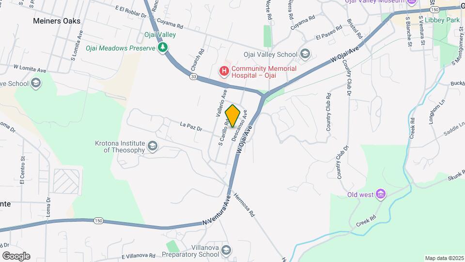 321 Descanso Ave Map and Location Details