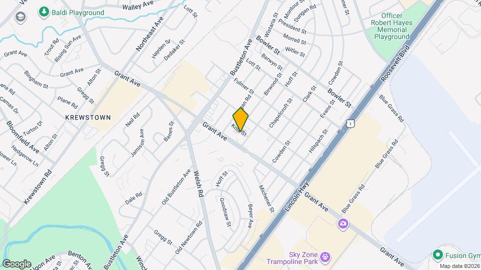 1954 Kohl St Map and Location Details