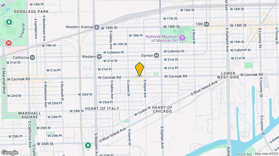 2135 W Cermak Rd Map and Location Details