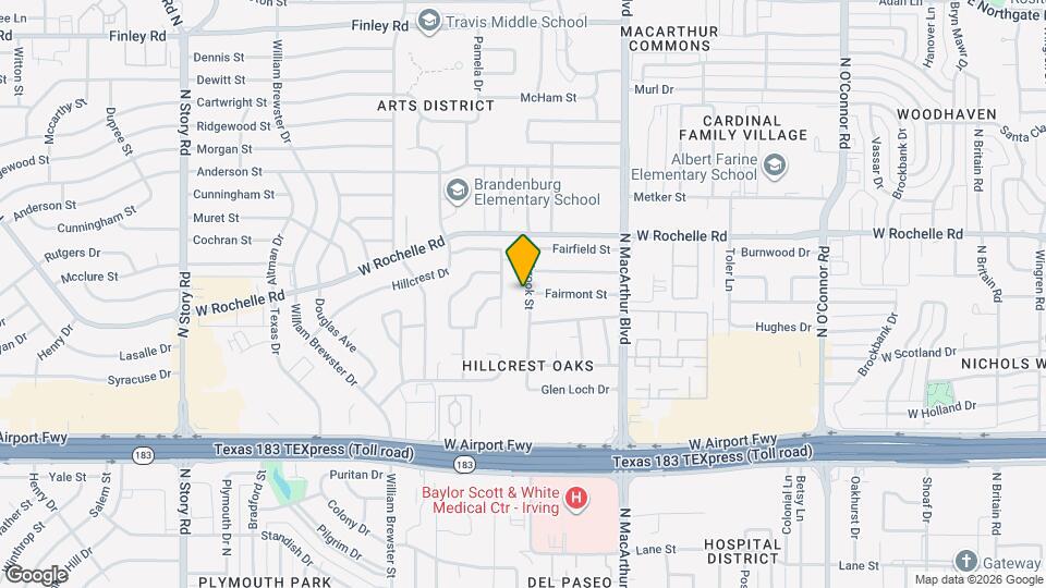 2613 Fairbrook St Map and Location Details