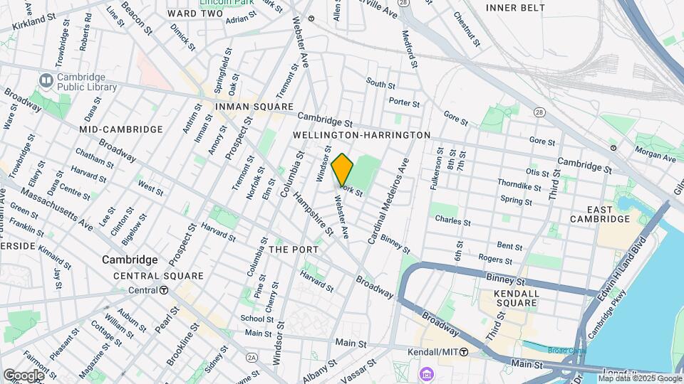 121 Webster Ave, Unit 2 Map and Location Details