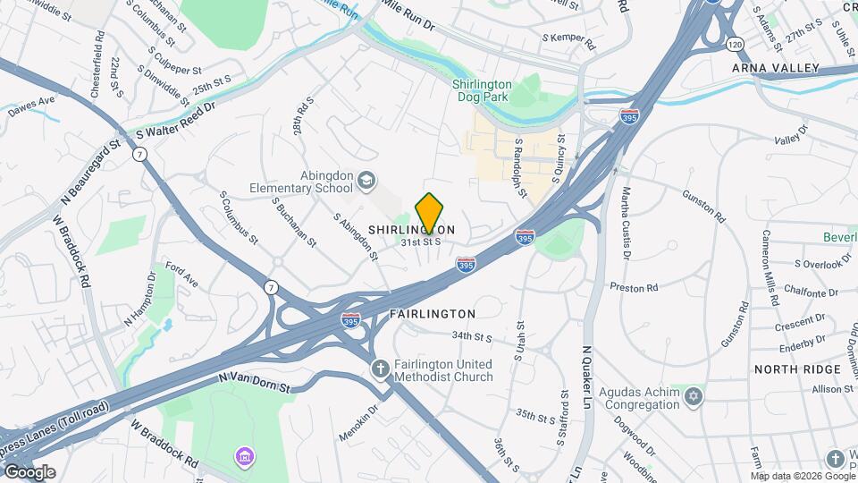 Park-Shirlington Apartments Map and Location Details