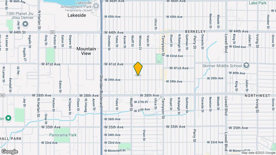 3905 Winona Ct Map and Location Details