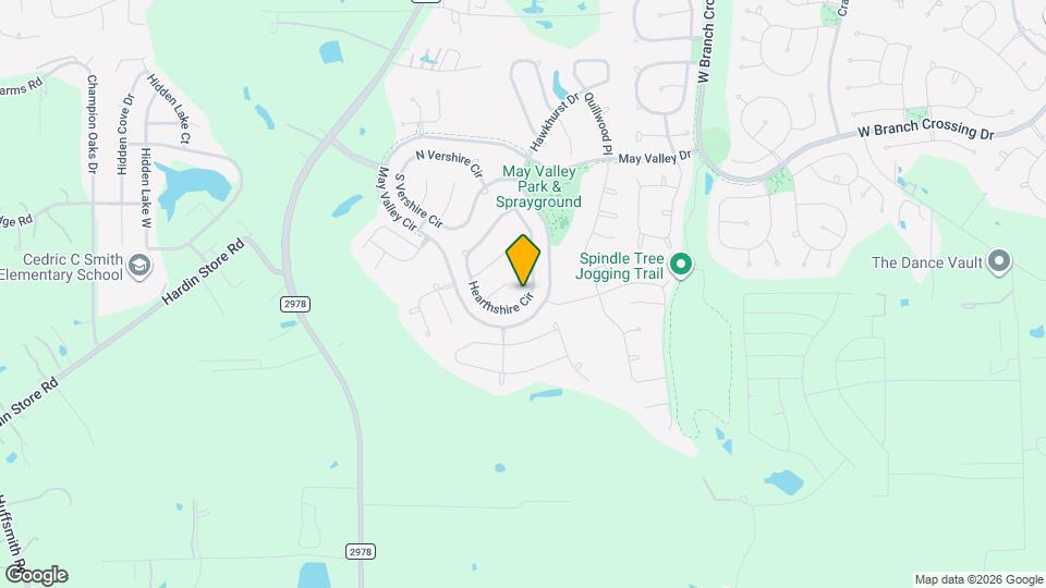 179 Hearthshire Cir Map and Location Details