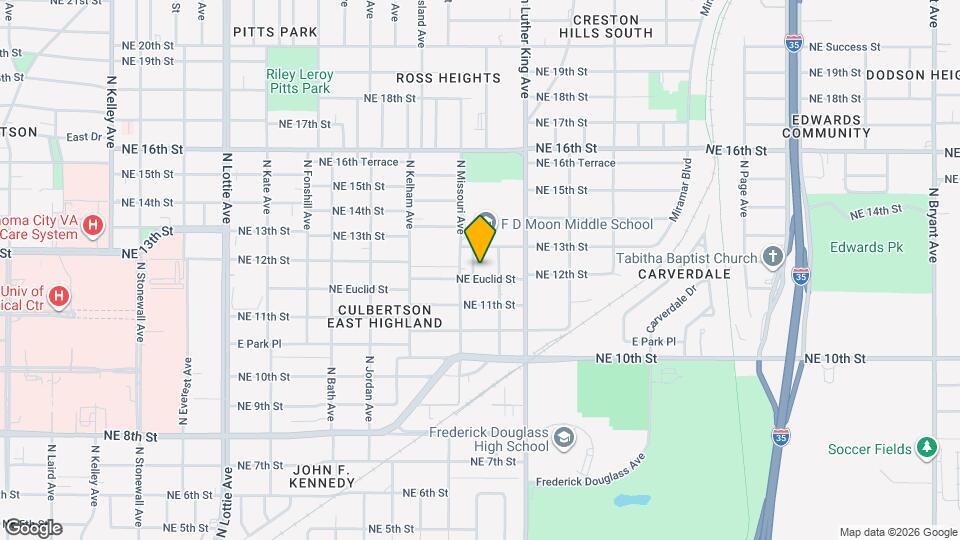 1304 N Nebraska Ave Map and Location Details