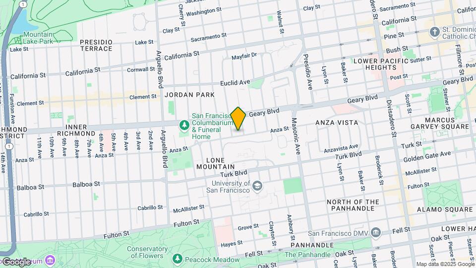 524 Anza St Mapa y Detalles de la Ubicación