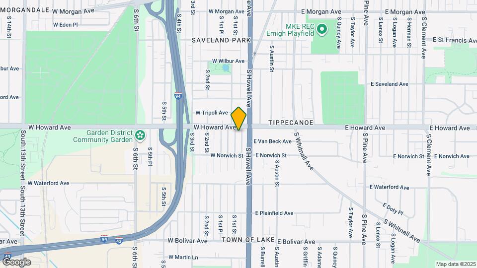 3914 S 1st St, Unit 3914A Map and Location Details