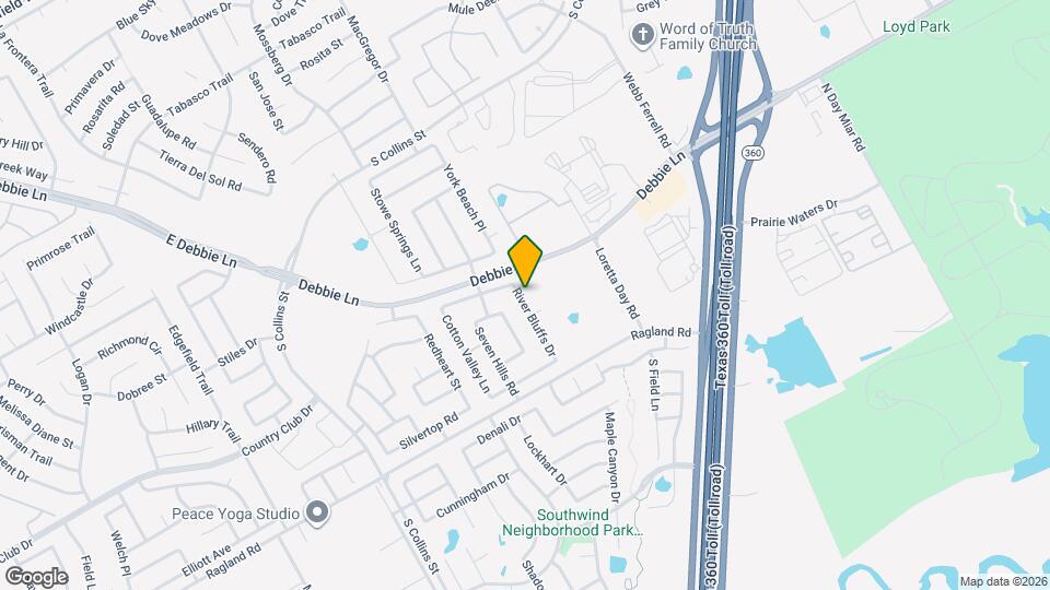 8307 River Bluffs Dr Mapa y Detalles de la Ubicación