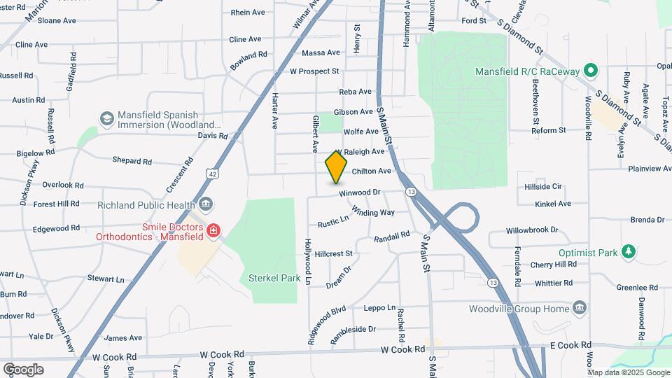 Winwood Drive Apartments Map and Location Details