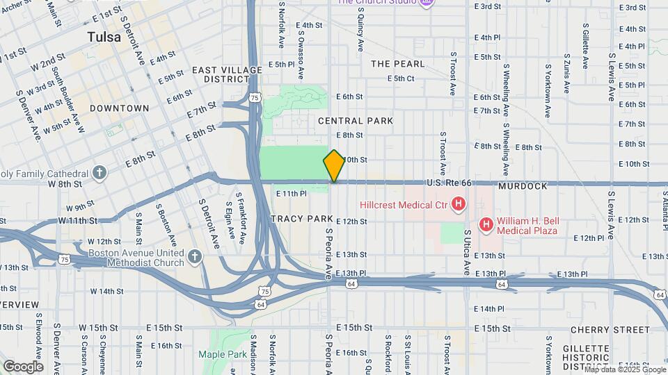 1306 E 11th St Mapa y Detalles de la Ubicación