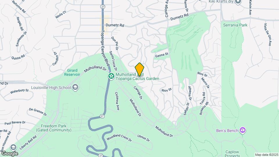 4401 Pampas Rd Map and Location Details