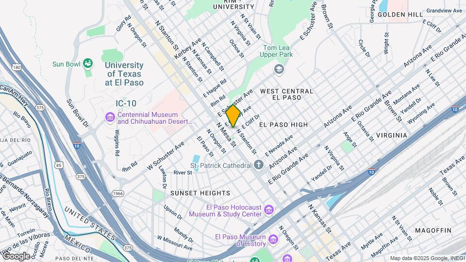 1501 N Stanton St Mapa y Detalles de la Ubicación