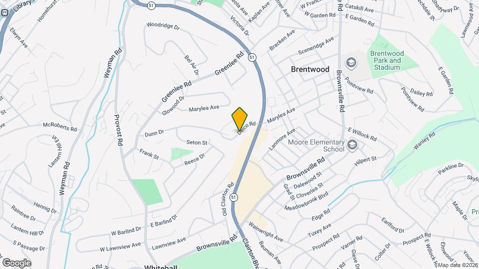 3837 Delco Rd Map and Location Details