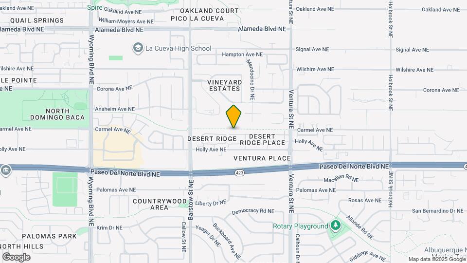 8719 Desert Fox Way NE Map and Location Details