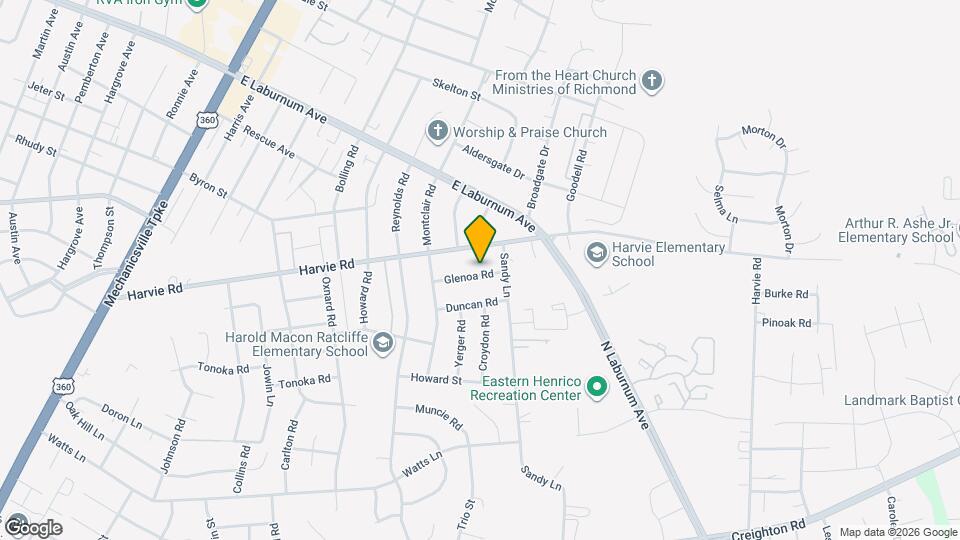 3114 Glenoa Rd Map and Location Details