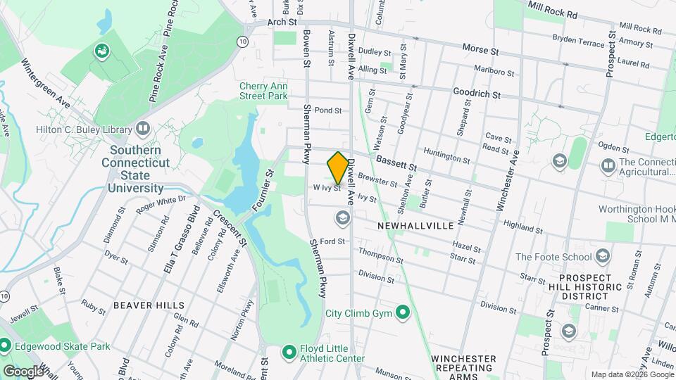 244 W Ivy St Mapa y Detalles de la Ubicación