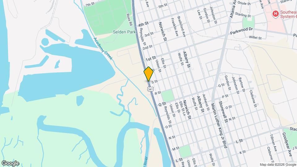 411 Courson St Map and Location Details